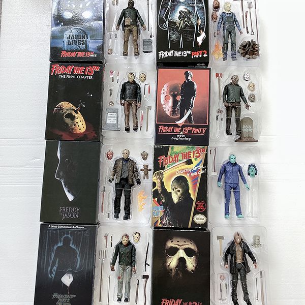 

friday the 13th figure neca freddy jason voorhees action figures jason horror figure toy doll horror christmas gift 1008