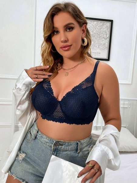 

plus solid push up bra y2xa#, Black;white