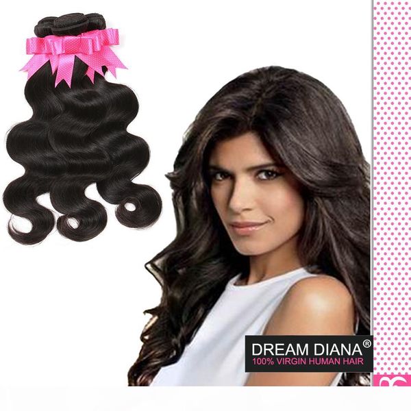 

2015 yvonne hair body wave brazilian hair bundles for sale 4pcs black virgin unprocessed excellent brazilian hair human weave on sale