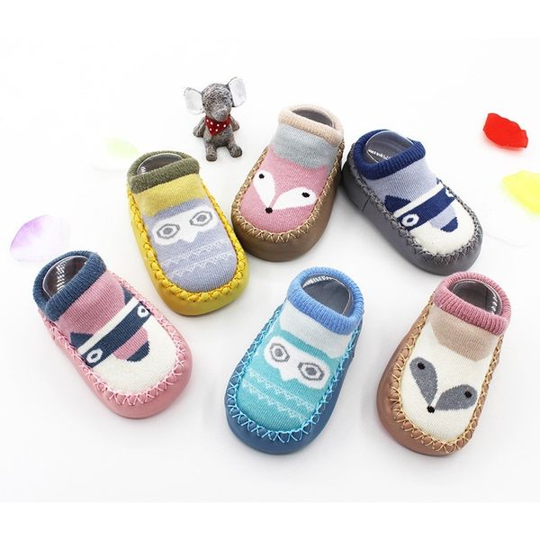

cotton baby socks cartoon baby socks newborn anti slip baby socks with rubber soles y201009, Pink;yellow