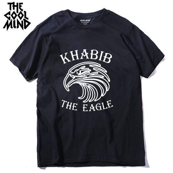 

summer loose cool eagle men khabib t shirt casual khabib nurmagomedov t-shirt male summer t-shirt tee shirt sport hooded sweatshirt hoodie