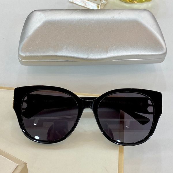 

0103sa women sunglasses butterfly frame plate full frame glasses inlaid with diamonds elegant classic glasses uv400 protective belt box, White;black