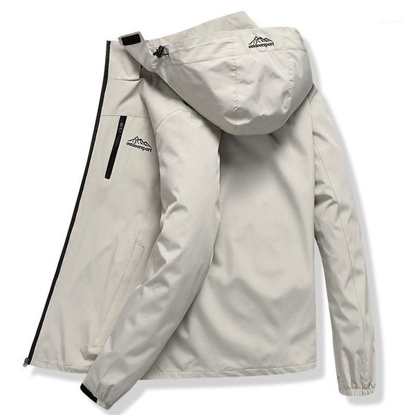 

outdoor jackets&hoodies jacket men waterproof hooded breathable casual spring autumn outwear windbreaker tourism mountain raincoat male clot, Blue;black