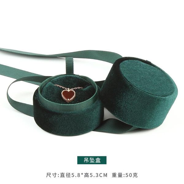 

1шт ручной работа высокого качества кулон кольцо коробок ювелирных хранение и отображение коробка чувствительный симпатичный с лентой solid
