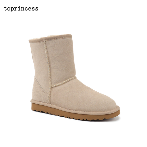 

zx32-1 toprincess классический середина теленок ботильоны искусственного меха подкладка конструктора зимы boots для женщин модельер furry fu, Black