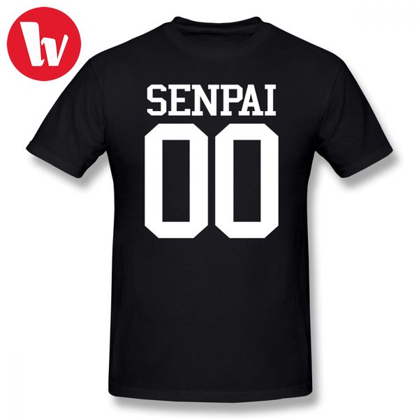

senpai white letter print summer fashion funny short sleeve streetwear 4xl sport hooded sweatshirt hoodie t shirt