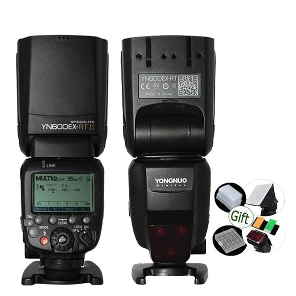 

yongnuo speedlite yn600ex-rt ii gn60l 2.4g wireless hss 1/8000s master flash light for dslr camera 600ex-rt st-e3-rt
