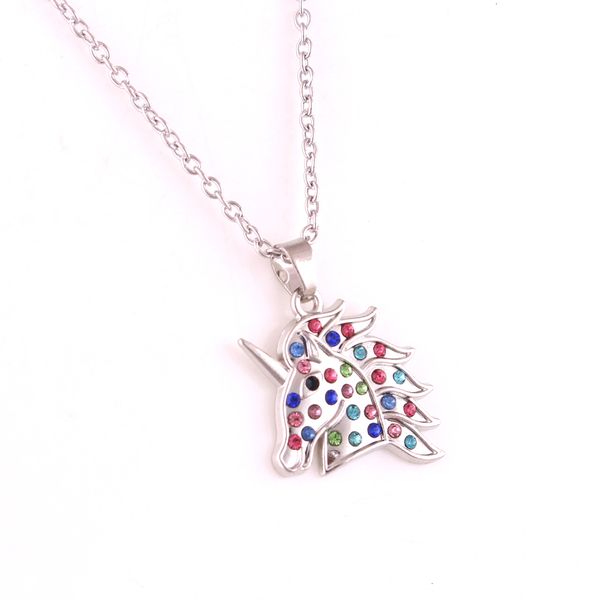 

factoryez7ahead pendant antique shiny unicorn necklace horse l29 charm jewelry women girls birthday gift