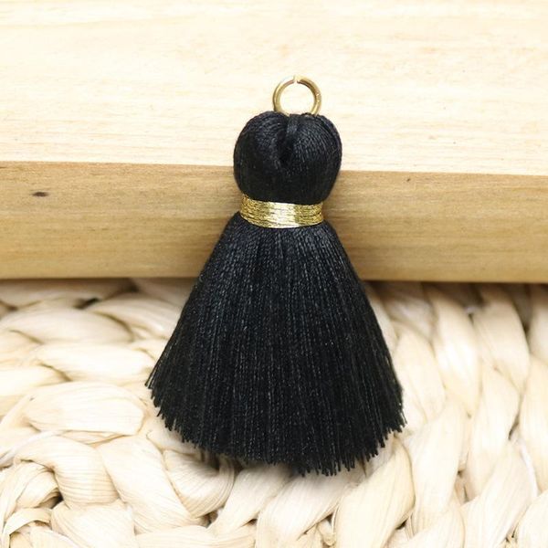 

20pcs gold tieback ring tassel fringe diy curtain garment bag crafts supplies earrings jewelry keychain fat tassel decor pendant h sqcpht