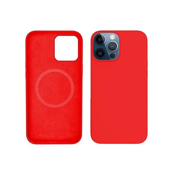

phone case protection cover liquid silicone magnetic phone case for iphone 12 mini 12 pro max case support wireless charging drop