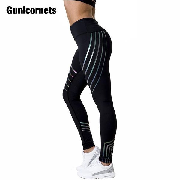 

fashion women yoga leggings striped printing black fitness legging jeggings silm legins high waist stretch trouser pants, White;red