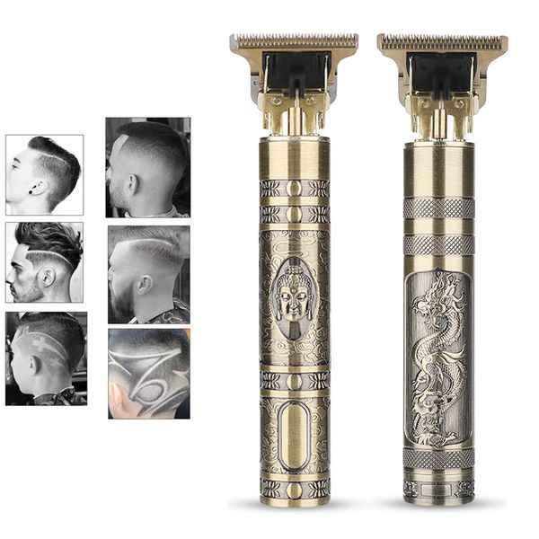 

usb rechargeable t9 hair clipper professional baldheaded electric hair cordless shaver trimmer men barber hair cutting machine