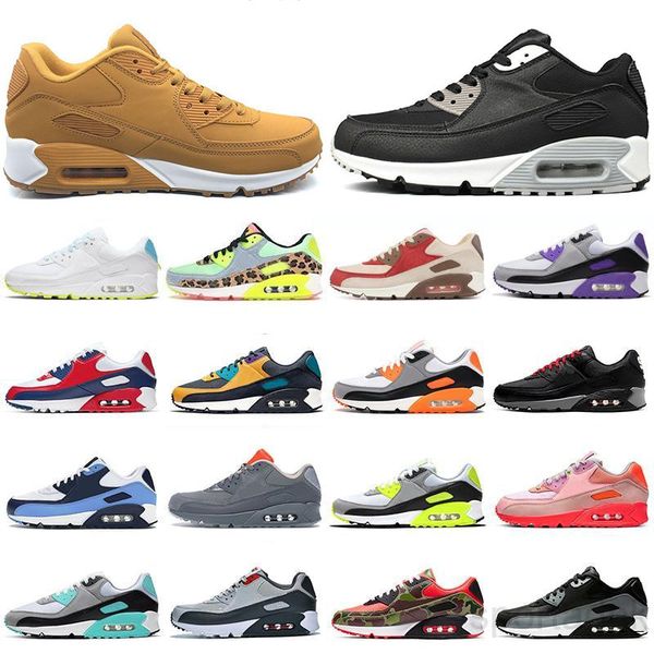 

2021 air cushion 90 casual shoes designers sneakers 90s be true mens womens triple black white chaussures air90 trainers sports jogging sr6t
