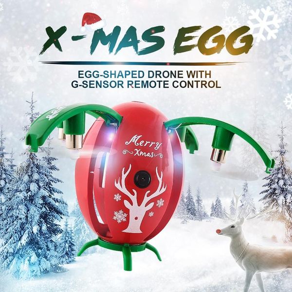 

jjrc h66 egg 720p wifi altitude hold fpv selfie drone w/ gravity sensor mode rc quadcopter rtf for kids christmas gift presents