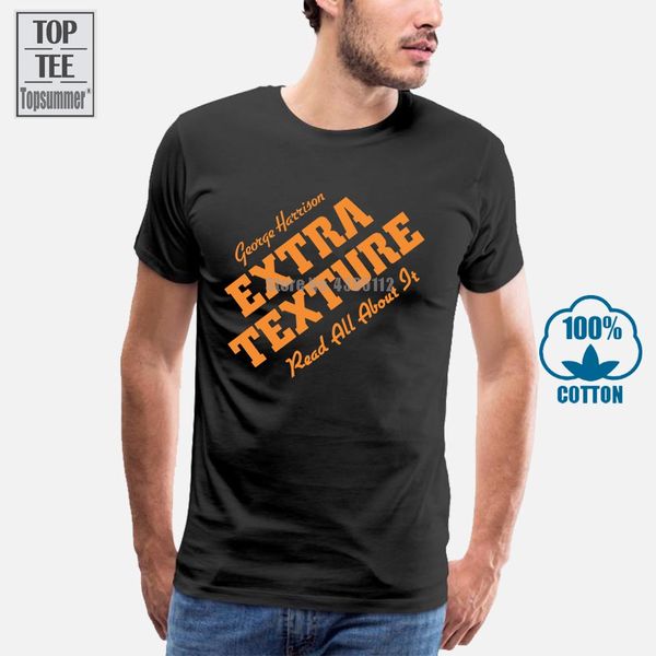 

sport george harrison 'extra texture' t shirt new & official t shirt discount 100 % cotton t shirt for men's anime