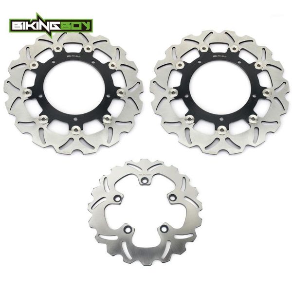 

bikingboy for fz6 / fazer 2004-2008 fz6 s2 / fazer 2007-2010 mt-03 06-14 floating front rear brake discs disks rotors1