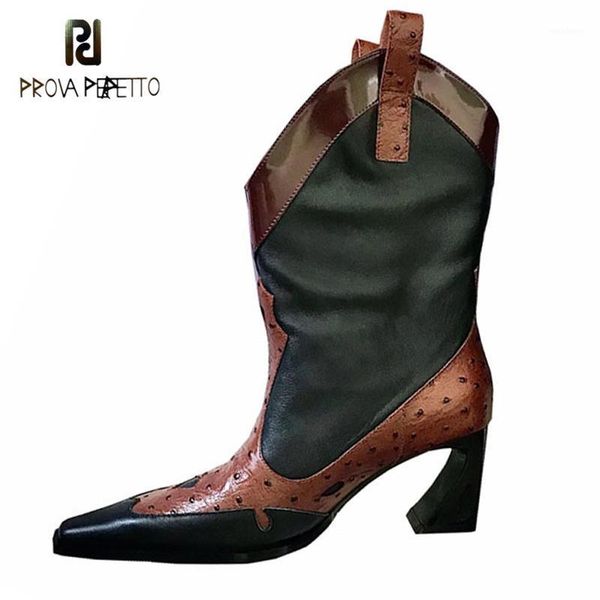 

autumn winter new european american western v-mouth color matching boots squaretoe sleeve shaped heel knight fashion boots women1, Black