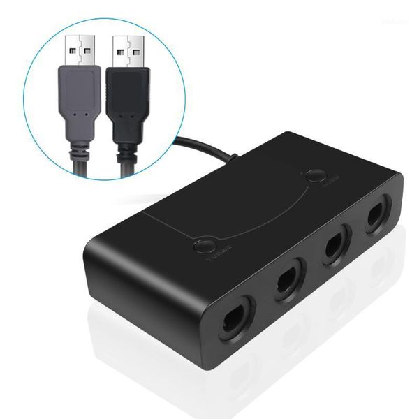 Gamecontroller Joysticks USB-Adapter-Konverter 4 Ports für Wii-U PC-Switch-Zubehör GameCube-Controller1