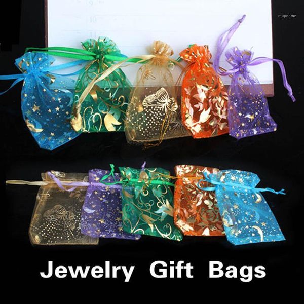 

gift wrap 50 pcs lovely multifunctional mini drawstring organza jewelry pouch bags for wedding candy pendant fp8 st141