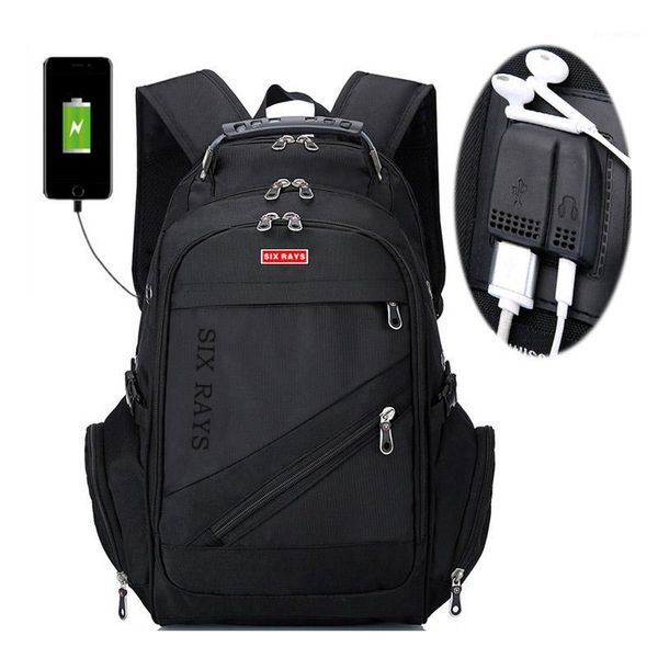 

school bags sixrays brand design boy backpacks children teenagers students travel usb charging waterproof schoolbag1