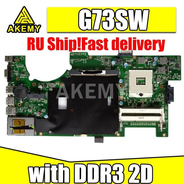 

motherboards original for asus g73s g73sw motherboard with ddr3 2d connector good condition laptested