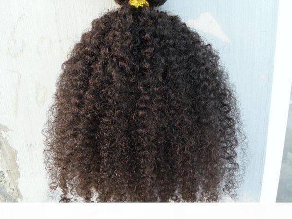 

new style brazilian curly hair weft clip in human hair extensions unprocessed natural black brown color 9pcs 1set afro kinky curl