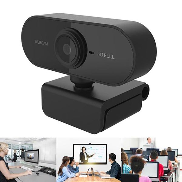 

mini portable high resolution 1080p auto focus webcam with mic for online class