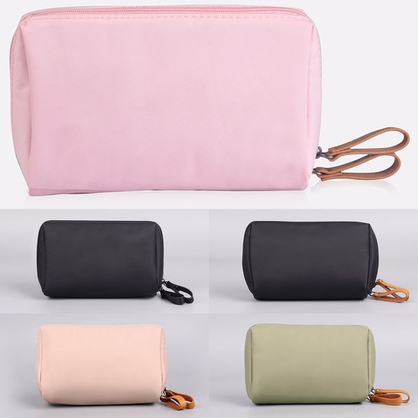 

mcgj1 women's storage lipstick convenient cosmetic mobile korean travel online red simple cosmetic bag nylon phone bag mobile q bagbag