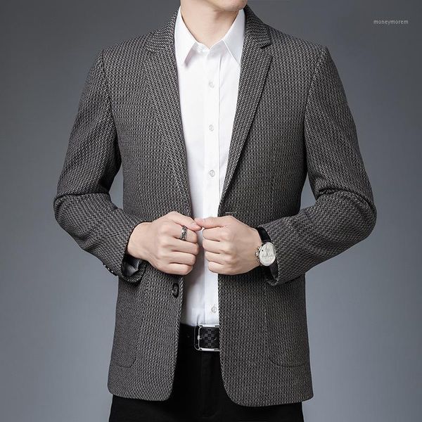 

men's tracksuits a men's casual suit coat in autumn and winter 20211, Gray