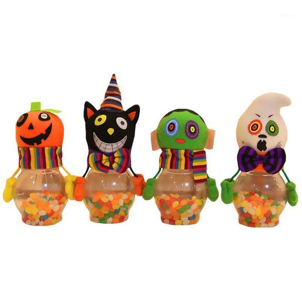 

4pcs halloween candy jar sweets storage container candy party favors holder1
