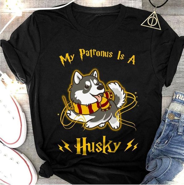 

my patronus is a corgi black summer men cartoon men letters new short sleeve printed ajax hoodie designers t shirts sweatshirt