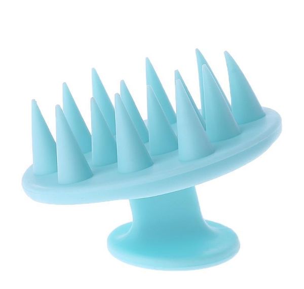 

4 colors shampoo scalp shower hair massage massager body bbykin lipper, Silver