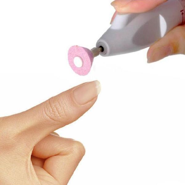 

1set/lot nail art tips electric drill file buffer manicure pedicure grooming tool 5in1 nail files salon shaper nail art qylqnh