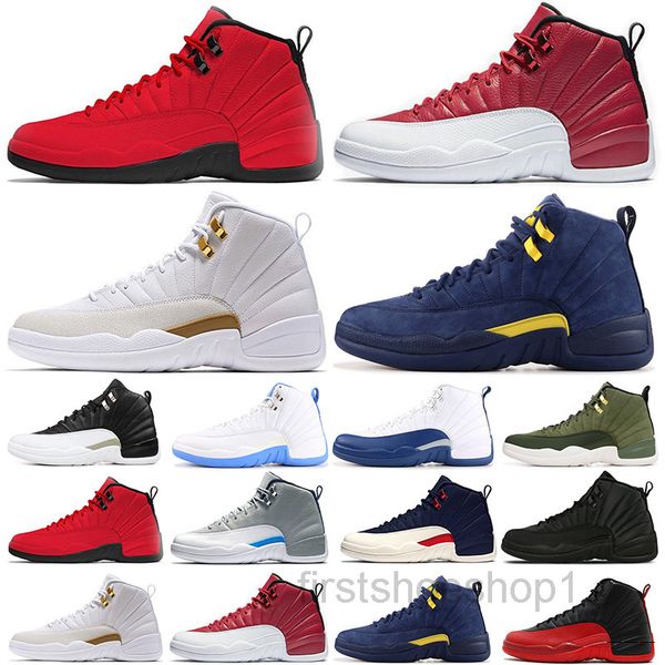 

new 12s winterized wntr gym red michigan ovo white mens 12 basketballs shoes fiba the master flu game taxi the master designer ask6