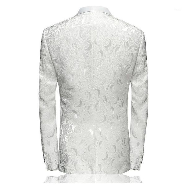 

2020 new fashion mens floral suit jacket casual long sleeve party blazer slim fit single button blazer jacket plus size m-4xl1, White;black