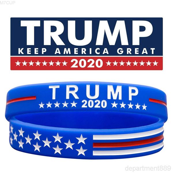 

president election trump keep america great silicone wrist bracelets kit party favor dhc1486