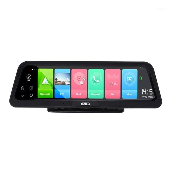 

4g car dvr 10 inch android 8.1 gps smart streaming mirror dvr recorder dual lens video 1080p press sn recorder dash cam1