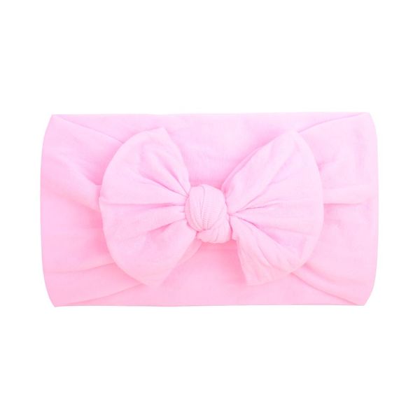 

1 piece soft baby headband elastic knot turban nylon headbands for girls head wrap newborn bow hairband toddler hair accessories q sqcijf