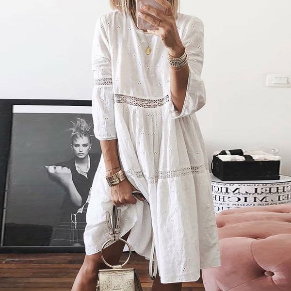 

2021 new new women summer dresses elegant summer casual o neck party dress lady dress vestido z237, Black;gray