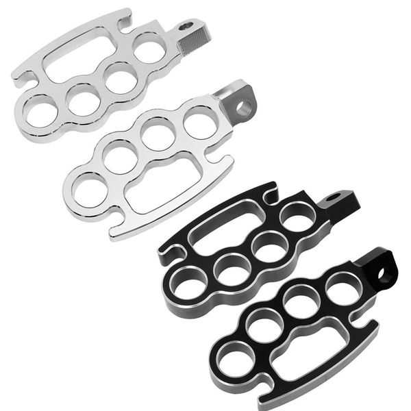 

cnc flying knuckle control foot pegs footrests pedal fit for harley sportster xl883 1200 dyna softail
