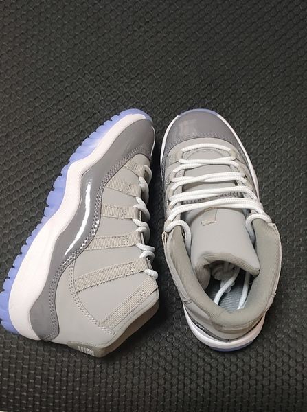 

td kids 11 11s cool grey concord 45 bred legend blue basketball shoes space jam midnight navy boys girls sports sneakers size 28-35