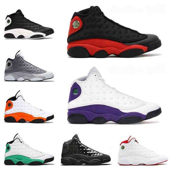 

{7-13}13 13s xii basketball shoes bred court purple for mens womens cap and gown atmosphere grey soar green trainers outdoor sneaekrs