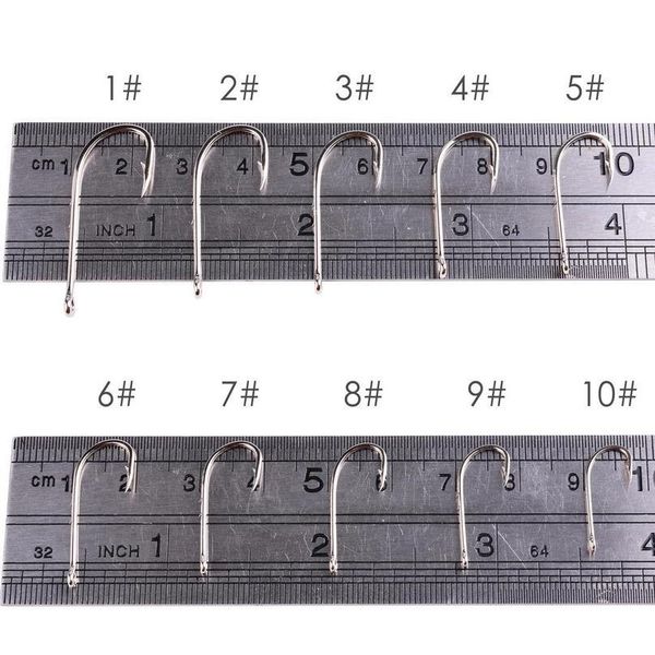 

100pcs/ box hooks for live bait casting fishing double backstab hook 1#-10# worm barbed hooks pesca fish acc sqcbqn