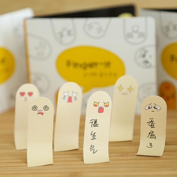 

5 шт лот мини finger sticky notes post съемный клей для бумаги канцелярские школьные принадлежности материал escolar fm711 bbykfe sweet07