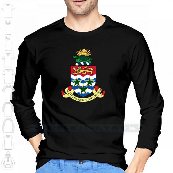 

cayman islands , coat of arms custom design print for men new cool tee t shirt big size 6xl cayman sport hooded sweatshirt hoodie
