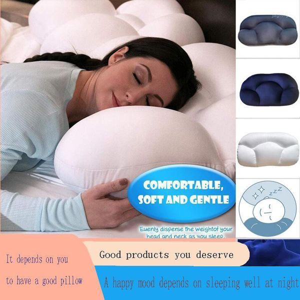 

new 3d cloud pillow with pillowcase 3d neck pillow creative deep sleep neck decompression air egg1