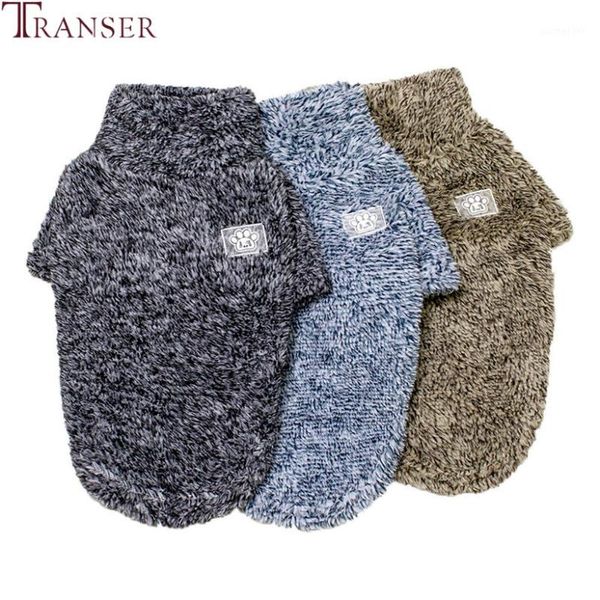 

newly design warm fleece dog clothes small medium dog sweater turtleneck puppy clothing pet apparel 810161