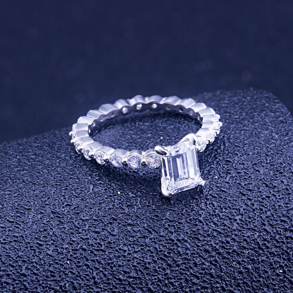 

fashion tonglin new simulation diamond ring 925 sterling silver ring ladies over gang drill european and american fashion jewelry f
