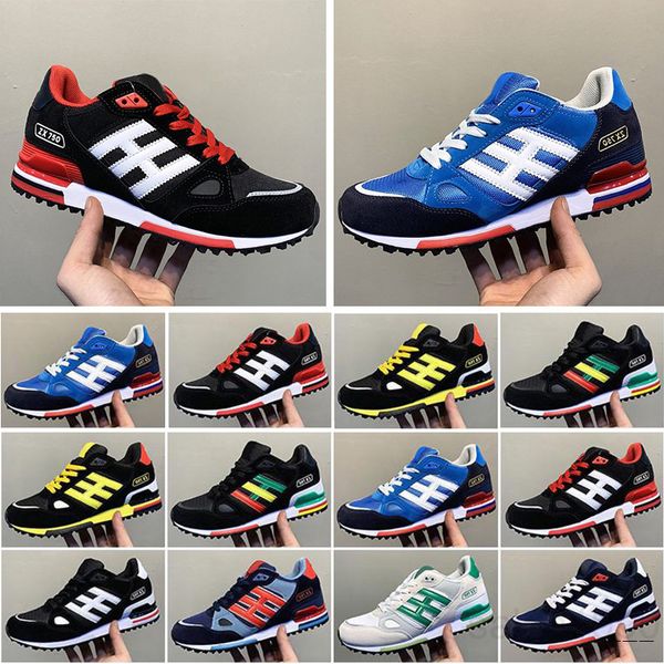 

2020 new editex originals zx750 sneakers zx 750 designer men women athletic breathable trainer sports casual shoes size 36-44 ny9f, Black