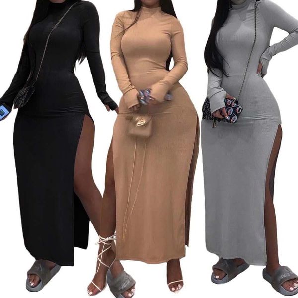 

long sleeve evening dress& 2020 new autumn sets ladies patty dress